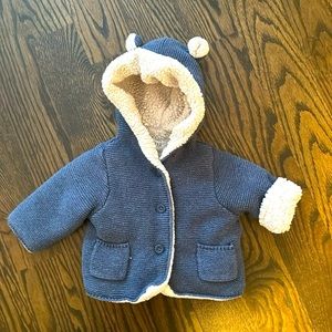 Baby Gap Shearling Lined Sweater